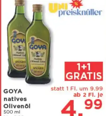 Unimarkt natives Olivenöl Angebot