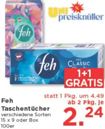 Unimarkt Feh Taschentücher Angebot