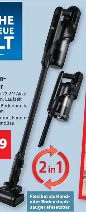 Lidl SilverCrest Akku Zyklon-Staubsauger Angebot