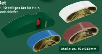 Lidl Parkside Bandschleiferpapier-Set Angebot