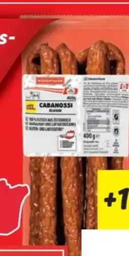 Lidl Wiesentaler Cabanossi Angebot