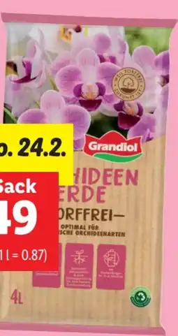 Lidl Grandiol Orchideenerde Angebot