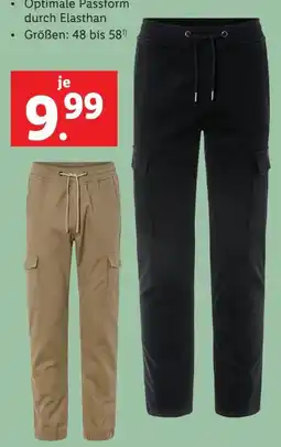 Lidl Livergy Herren Cargo Joggers Angebot