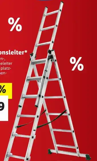 Lidl Parkside Alu-Multifunktionsleiter Angebot