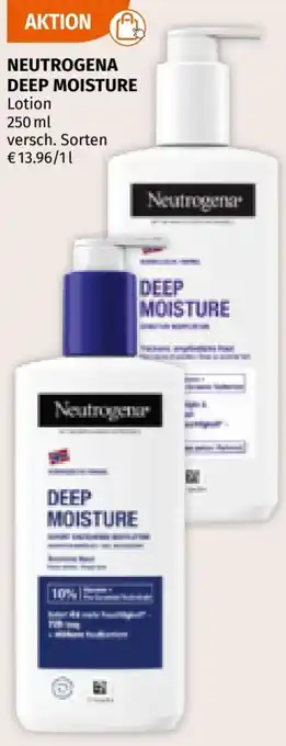 Müller Neutrogena Deep Moisture Bodylotion Angebot