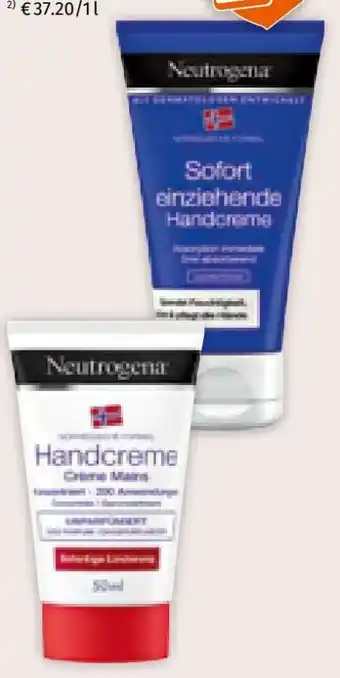 Müller Neutrogena Handcreme Angebot