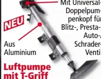 Norma Top Velo Luftpumpe mit T-Griff Angebot