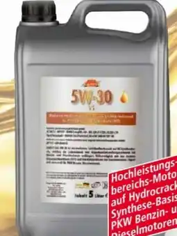 Norma Carfit SAE 5W-30 Motorenöl Angebot