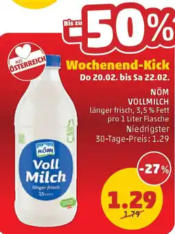 PENNY Vollmilch Angebot