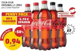 PENNY Coke Original od. Zero Angebot