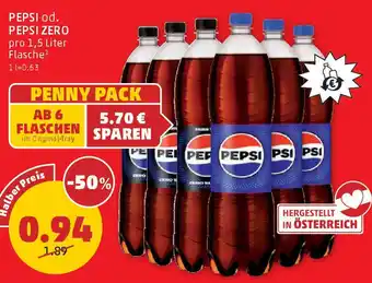 PENNY Pepsi od. pepsi zero Angebot