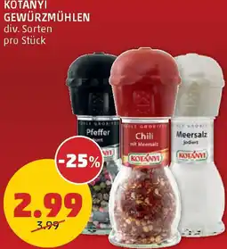 PENNY Gewürzmühlen Angebot