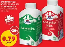 PENNY Acidophilus-Milch od. Sauermilch Angebot