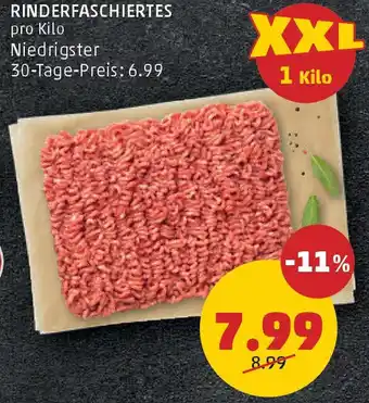 PENNY Rinderfaschiertes Angebot