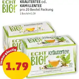 PENNY Kräutertee od. Kamillentee Angebot