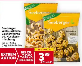 Billa Walnusskerne , Cashewkerne od. Nusskern- mischung Angebot