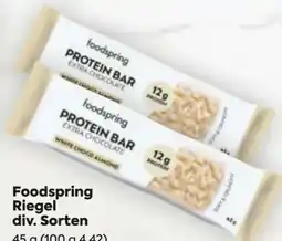 Billa Foodspring Protein Bar Angebot