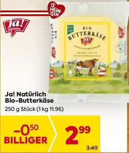 Billa Bio-Butterkäse Angebot