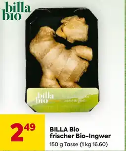 Billa frischer Bio-Ingwer Angebot