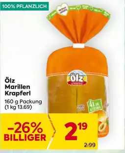 Billa Marillen Krapferl Angebot