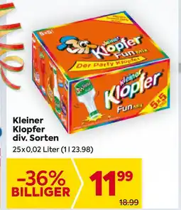 Billa Kleiner Klopfer Angebot