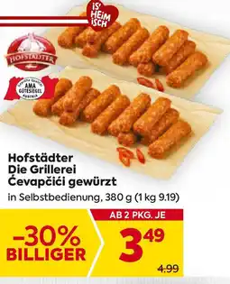 Billa Die Grillerei Ćevapčići gewürzt Angebot