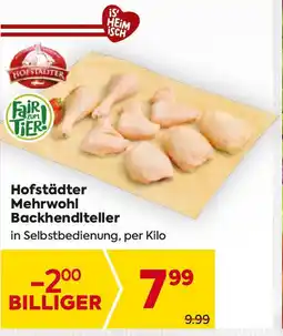 Billa Mehrwohl Backhenditeller Angebot