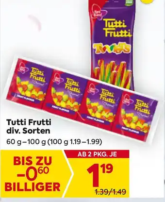 Billa Tutti Frutti Angebot