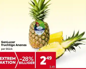 Billa fruchtige Ananas Angebot