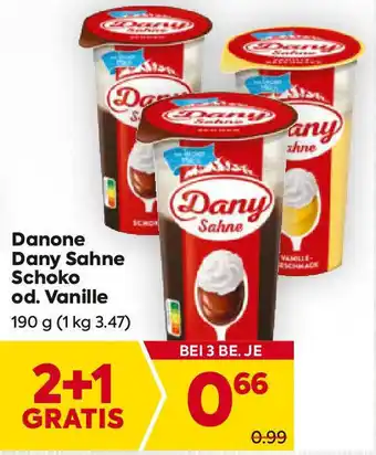 Billa Dany Sahne Schoko od. Vanille Angebot