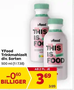 Billa Trinkmahlzeit Angebot