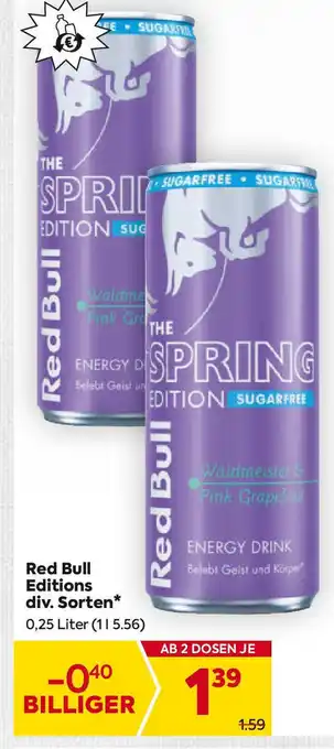 Billa Red Bull Editions Angebot