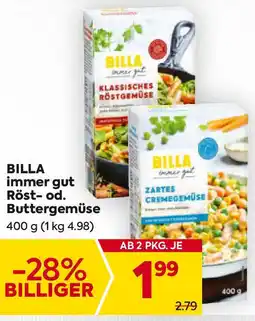 Billa Röst- od. Buttergemüse Angebot