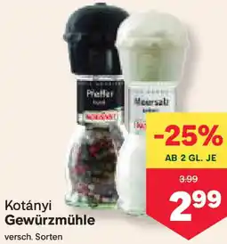 MPreis Gewürzmühlen Angebot