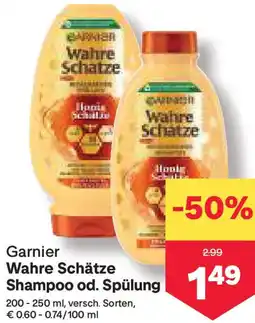 MPreis Wahre Schätze Shampoo od. Spülung Angebot