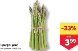 MPreis Spargel grün Angebot