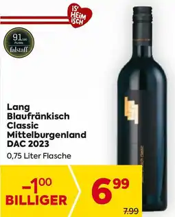 Billa Blaufränkisch Classic Mittelburgenland DAC 2023 Angebot