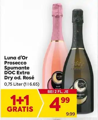 Billa Prosecco Spumante DOC Extra Dry od. Rose Angebot