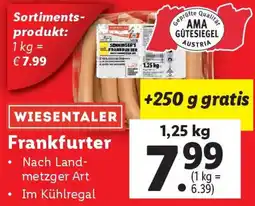 Lidl Frankfurter Angebot