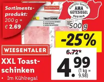 Lidl XXL Toast- schinken Angebot