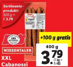 Lidl XXL Cabanossi Angebot