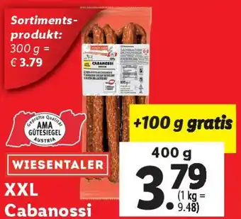 Lidl XXL Cabanossi Angebot