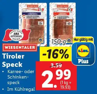 Lidl Tiroler Speck Angebot