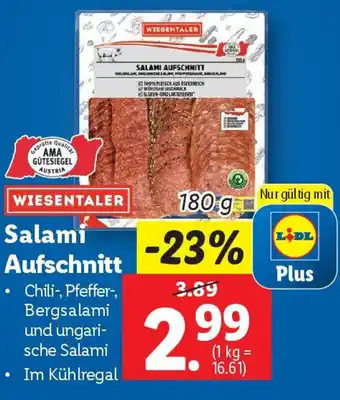 Lidl Salami Aufschnitt Angebot