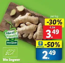 Lidl Bio Ingwer Angebot