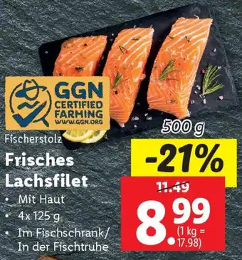 Lidl Frisches Lachsfilet Angebot