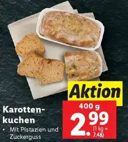 Lidl Karotten- kuchen Angebot