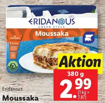 Lidl Moussaka Angebot