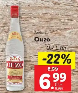 Lidl Zachos Ouzo Angebot