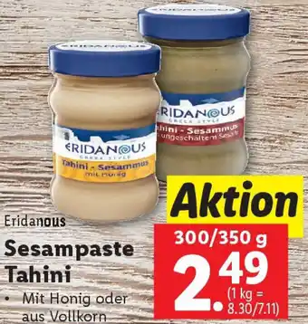 Lidl Sesampaste Tahini Angebot